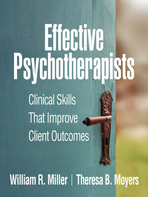 cover image of Effective Psychotherapists